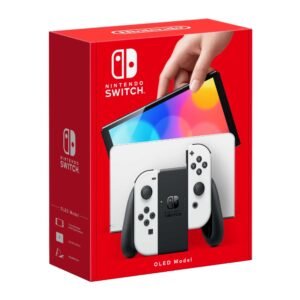 Nintendo Switch OLED Model White Mario Kart 8 Deluxe + NSO 12 Months Hardware Bundle