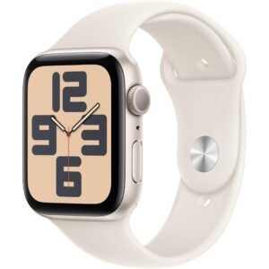 Apple Watch SE 44mm Midnight Aluminium Case GPS Sport Band